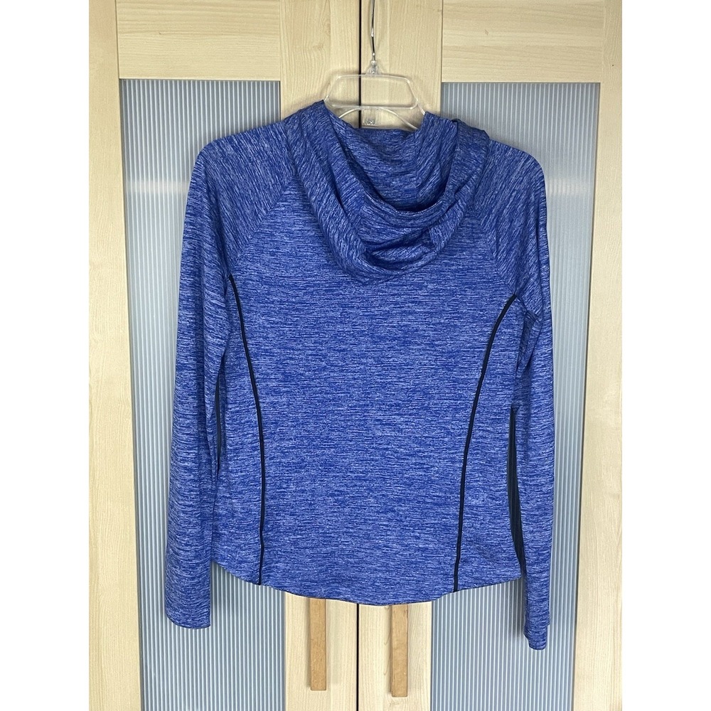 Under Armour UA Women's Blue Hoodie Athletic Pullover Golf Running Top XS New‎ - Picture 5 of 6